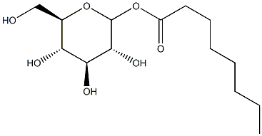 Octanoyl-D-glucopyranoside Structure