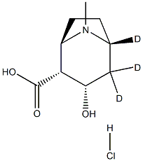 ECGONINE-D3HYDROCHLORIDE,100/ML(FREEBASE)INMETHANOL Structure