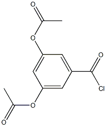 3,5-Diacetoxybenzoyl Chloride 化学構造式
