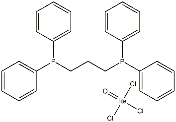 (1,3-bis(diphenylphosphino)propane)trichlorooxorhenium(V) Structure