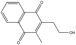 2-hydroxyethyl-3-methyl-1,4-naphthoquinone Structure