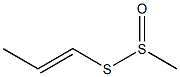 メタンスルフィノチオ酸S-(1-プロペニル) 化学構造式