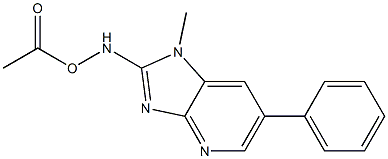 2-(acetoxyamino)-1-methyl-6-phenylimidazo(4,5-b)pyridine