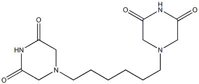 4,4'-(hexane-1,6-diyl)bis(piperazine-2,6-dione)|