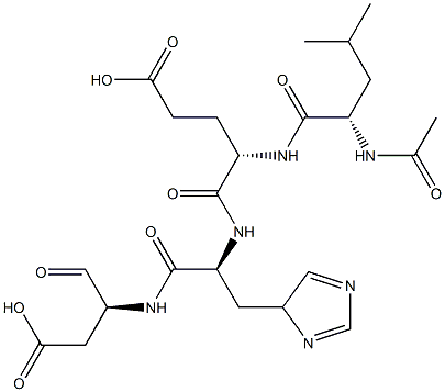 acetyl-leucyl-glutamyl-histidyl-aspartal