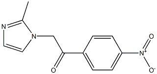 N-(4-nitrophenacyl)-2-methylimidazole Structure