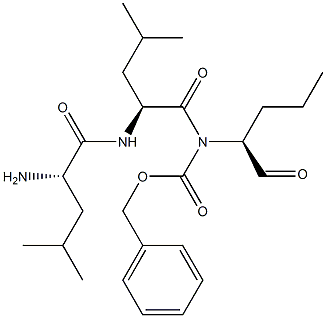 carbobenzyloxy-leucyl-leucyl-norvalinal|