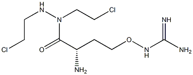canavanine-bis-(2-chloroethyl)hydrazide Structure