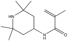 4-methacryloylamino-2,2,6,6-tetramethylpiperidine Structure