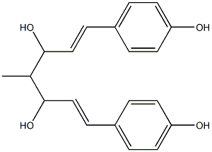 Ethylidenedicoumarol 化学構造式