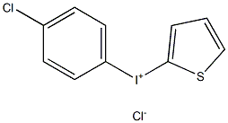4-CHLOROPHENYL-2-THIENYLIODONIUMCHLORIDE Struktur
