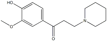 3-PIPERIDYL-1-(3'-METHOXY-4'HYDROXYPHENYL)-1-PROPANONE