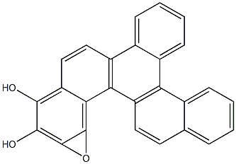 ANTI-DIBENZO(C,P)CHRYSENE-11,12-DIOL-13,14-EPOXIDE Structure
