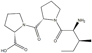 L-ISOLEUCYL-L-PROLYL-L-PROLINE 结构式