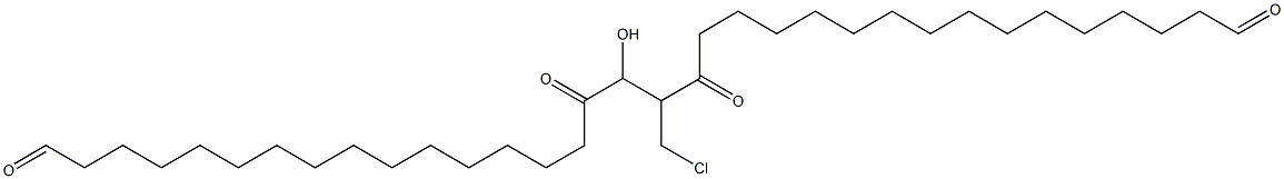 3-CHLORO-1,2-BIS(OXYPALMITOYL)-PROPANOL Struktur