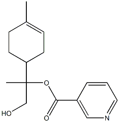 PARA-MENTH-1-ENE-8,9-DIOLNICOTINATE Struktur