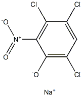 3,4,6-TRICHLORO-2-NITROPHENOL,SODIUMSALT Structure