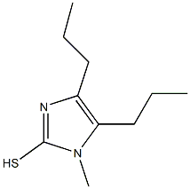 2-MERCAPTO-1-METHYL-4,5-DI-N-PROPYL-IMIDAZOLE Structure