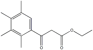 3-ETHOXY-1-(2',3',4',5'-TETRAMETHYLPHENYL)PROPANE-1,3-DIONE Struktur