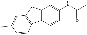 N-ACETYL-2-AMINO-7-IODOFLUORENE Struktur