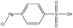 PARA-CHLOROMERCURIBENZENESULPHONICACID Struktur