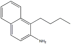 1-N-BUTYL-2-AMINONAPHTHALENE Structure