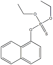 O,O-DIETHYL-O-NAPHTHYL-PHOSPHOROTHIOATE Struktur