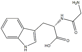 L-GLYCYL-L-TRYPTOPHAN Struktur