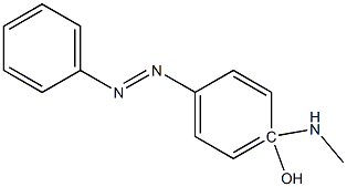 4'-HYDROXY-N-METHYL-4'-AMINOAZOBENZENE Structure