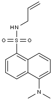 N-Allyl-5-(dimethylamino)naphthalene-1-sulfonamide 结构式
