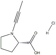 (R)-alpha-Propynyl-proline hydrochloride 化学構造式