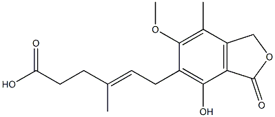 (E)-6-(4-hydroxy-6-methoxy-7-methyl-3-oxo-1H-isobenzofuran-5-yl)-4-methyl-hex-4-enoic acid