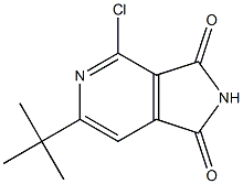 6-tert-Butyl-4-chloro-pyrrolo[3,4-c]pyridine-1,3-dione Structure