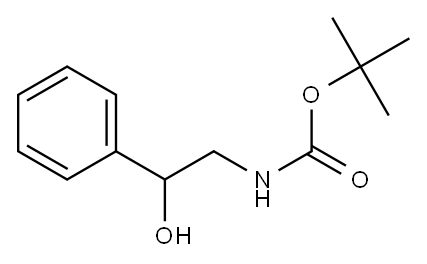 BOC-DL-phenylglycinol Structure