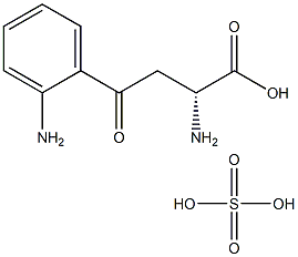 D-犬尿氨酸硫酸盐, , 结构式