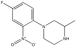 1-(4-Fluoro-2-nitrophenyl)-3-methylpiperazine