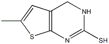 2-Mercapto-6-methyl-3H-thieno[2,3-d]pyrimidin- Structure