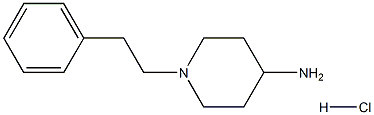4-Amino-1-N-phenylethylpiperidine hydrochloride Structure