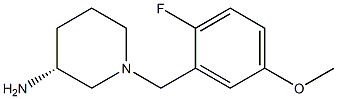 (3R)-1-(2-fluoro-5-methoxybenzyl)piperidin-3-amine