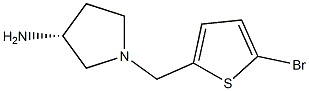 (3R)-1-[(5-bromothiophen-2-yl)methyl]pyrrolidin-3-amine