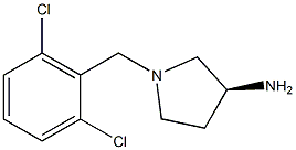 (3S)-1-(2,6-dichlorobenzyl)pyrrolidin-3-amine Structure