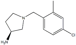 (3S)-1-(4-chloro-2-methylbenzyl)pyrrolidin-3-amine