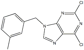 2,6-dichloro-9-(3-methylbenzyl)-9H-purine