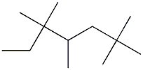 2,2,4,5,5-pentamethylheptane Struktur