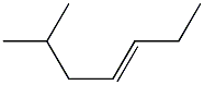 6-methyl-trans-3-heptene Structure