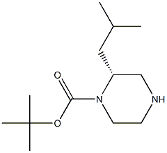 (R)-N1-BOC-2-ISOBUTYLPIPERAZINE Structure