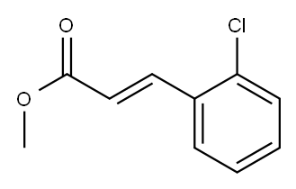methyl 2-chlorocinnamate 化学構造式