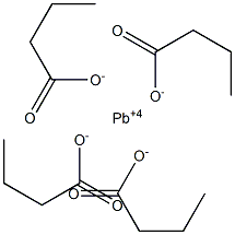 lead(IV) butyrate Struktur