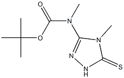 tert-Butyl (4-methyl-5-thioxo-4,5-dihydro-1H-1,2,4-triazol-3-yl)methylcarbamate