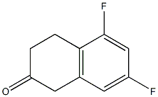 5,7-DIFLUORO-B-TETRALONE Structure